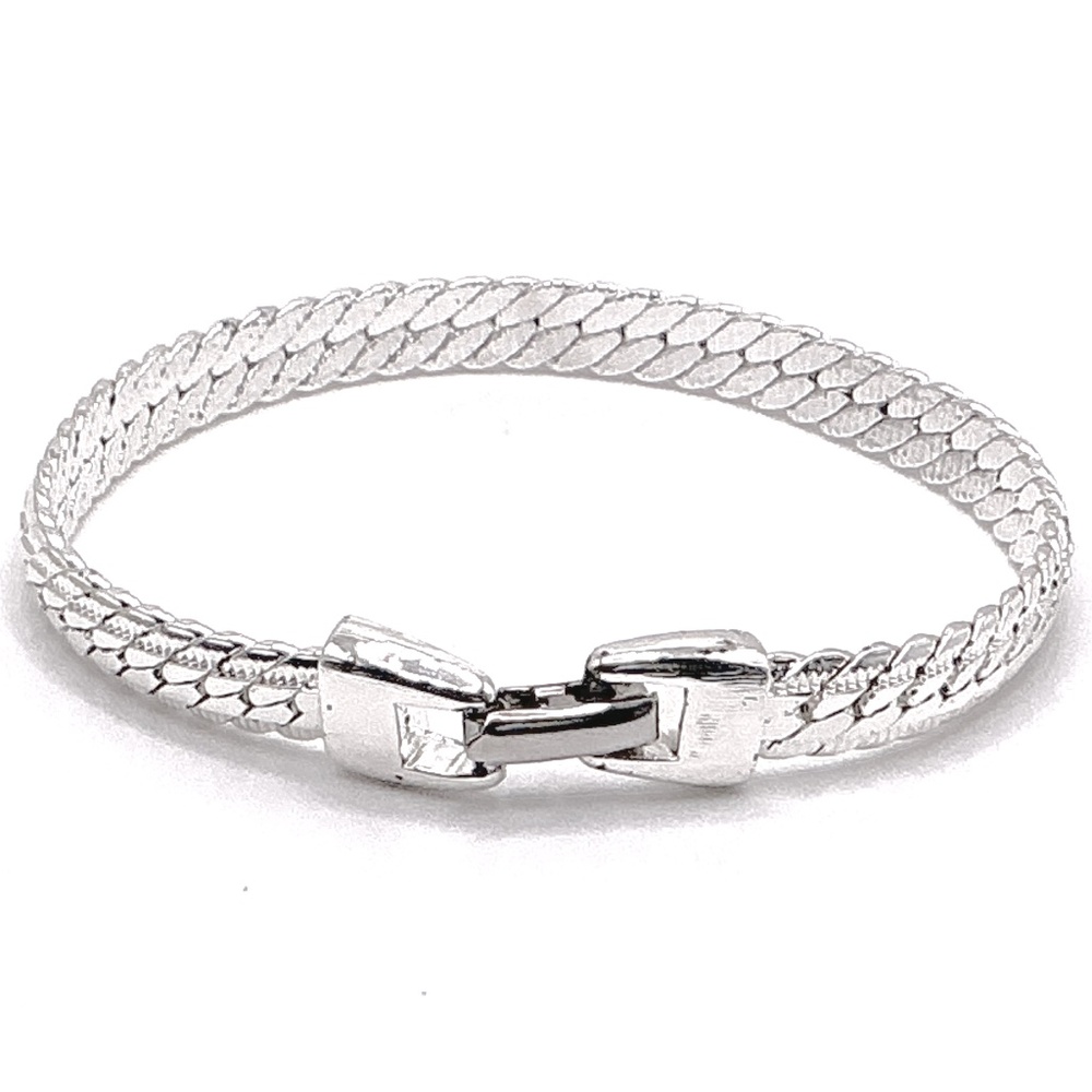 Vintage NAPIER Silver Tone Bracelet 6 3/4”